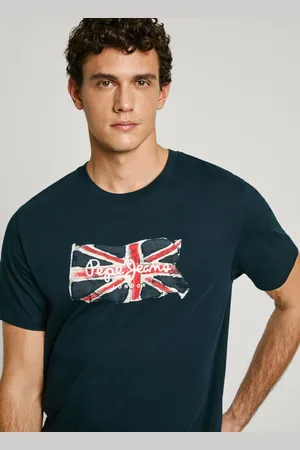 Pepe Jeans Camiseta logo union jack fit regular