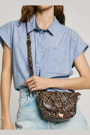 Pepe Jeans Bolso con solapa animal print