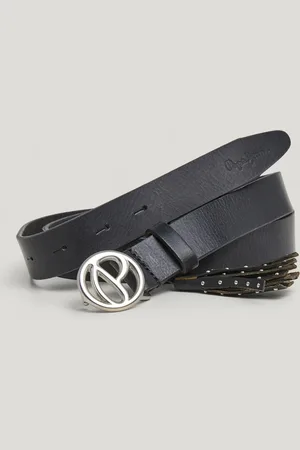 Pepe Jeans Cinturón piel hebilla monograma