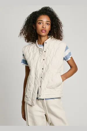 Pepe Jeans Chaleco guateado con bajo ajustable