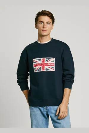 Chaqueta Nike Hombre Pepe Jeans Axel Crew Sudadera, Azul (Dulwich