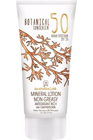 Australian Gold BOTANICAL SPF50 mineral lotion. Protector solar corporal. Tipo de Piel: Todo Tipo de Pieles. Texturas: Loción. Green Beauty: Ingredientes naturales, Cruelty Free. Protección SPF: Alta SPF 50