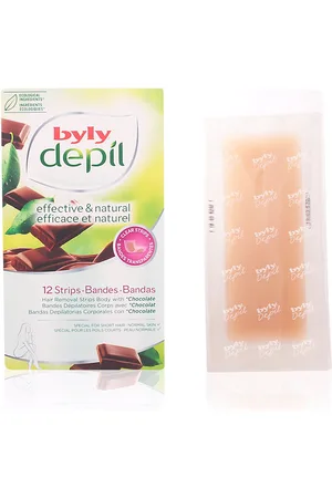 Byly Depil bandas corporales chocolate. Cera depilatoria