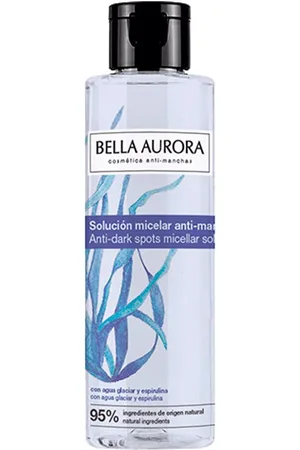 Bella Aurora LIMPIEZA FACIAL solución micelar anti-manchas. Agua micelar. Tipo de Piel: Todo Tipo de Pieles. Tendencias: Ácido cítrico, Skinimalism