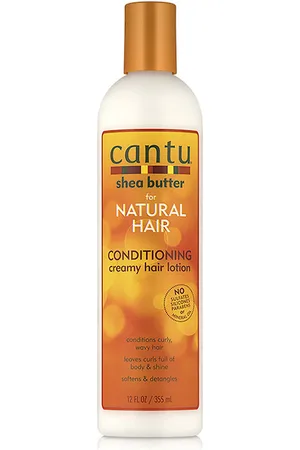 Cantu FOR NATURAL HAIR conditioning creamy hair lotion. Hidratantes y nutritivos. Tipo de Cabello: Cabello Rizado. Texturas: Crema. Formulación: Sin Parabenos, Sin Sulfatos. Tendencias: Aloe Vera, Método Curly. Ingredientes: Aloe Vera