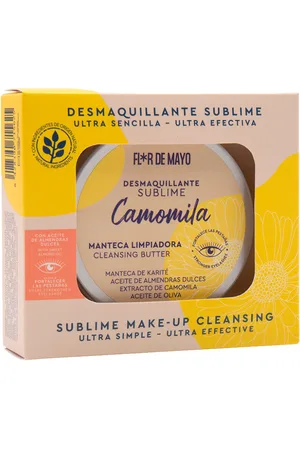 Flor De Mayo SUBLIME CAMOMILA bálsamo desmaquillante. Desmaquillante. Tipo de Piel: Sensible, Acneica. Texturas: Bálsamo. Green Beauty: Ingredientes naturales, Vegano, Cruelty Free. Formulación: Sin Siliconas