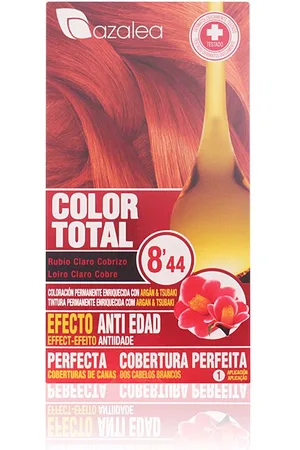 AZALEA WANG COLOR TOTAL. Tintes de pelo. Tonos: 3 Castaño Oscuro, 4 Castaño, 5 Castaño Claro, 6 Rubio Oscuro, 7 Rubio, 8 Rubio Claro, 9 Rubio Clarísimo, 10 Rubio Platinado, Caoba, 6.3 Caramelo, Pelirrojos, Violin