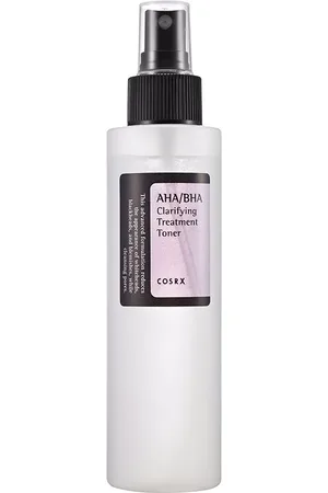 COSRX AHA/BHA clarifying treatment toner. Tónico facial. Tipo de Piel: Sensible, Todo Tipo de Pieles. Texturas: Líquido. Formato: Spray. Tendencias: Ácido glicólico, BHA, AHA, Cosmética Coreana, Skinimalism. Ingredientes: Ácido Glicólico. Green B