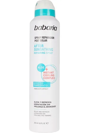 Babaria SOLAR ALOE VERA AFTER SUN spray reparador. Corporales. Tipo de Piel: Todo Tipo de Pieles. Texturas: Loción. Formato: Spray. Tendencias: Aloe Vera. Ingredientes: Aloe Vera. Green Beauty: Vegano