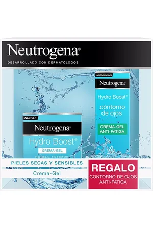 Neutrogena HYDRO BOOST GEL CREMA FACIAL ESTUCHE. Tratamiento Facial Hidratante. Edad: Entre 26 y 35 años, Entre 36 y 50 años, Más de 50 años. Tipo de Piel: Seca, Sensible. Texturas: Crema, Gel. Formulación: No Comedogénico, Sin Fragancia. Producto de
