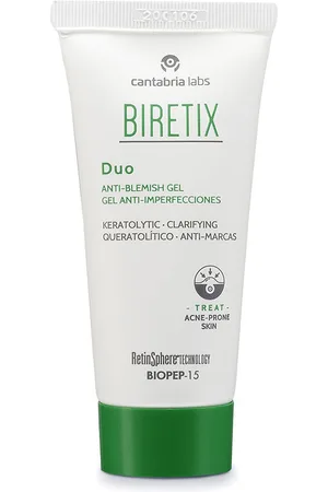 Cantabria Labs BIRETIX DUO gel anti-imperfecciones. Tratamiento Acné, Poros y puntos negros. Edad: Entre 18 y 25 años, Entre 26 y 35 años, Entre 36 y 50 años, Menos de 18 años. Tipo de Piel: Acneica, Todo Tipo de Pieles. Texturas: Gel. Producto de Parafar