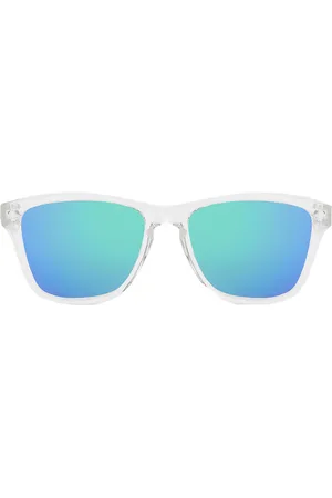 Hawkers ONE KIDS AIR. Gafas de Sol para Niños. Color: Transparente. Tipo de gafas: Cuadradas