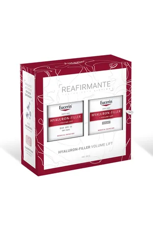Eucerin HYALURON FILLER VOLUME LIFT DÍA Y NOCHE PIEL SECA ESTUCHE. Set cosmética facial. Edad: Entre 26 y 35 años, Entre 36 y 50 años, Más de 50 años. Tipo de Piel: Seca. Tratamiento: Día. Texturas: Crema. Formulación: No Comedogénico. Producto de