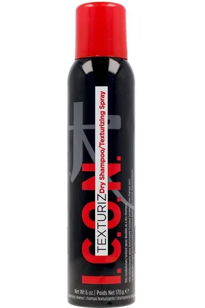 I.C.O.N. TEXTURIZ dry shampoo/texturizing spray. Champú en seco. Tipo de Cabello: Todo Tipo de Cabello. Formato: Spray. Otras Características: Sin Aclarado