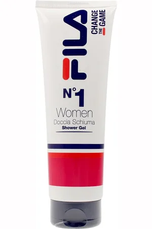 Fila Nº1 FOR WOMEN shower gel. Gel de baño. Tipo de Piel: Todo Tipo de Pieles. Texturas: Gel. Propiedades: Calmante, Hidratante. Formato: Dosificador