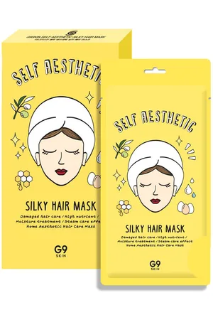 G9skin SELF AESTHETIC silky hair mask. Hidratantes y nutritivas. Tipo de Cabello: Cabello Seco, Cabello Dañado. Texturas: Crema. Tendencias: Vitamina E. Green Beauty: Vegano