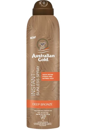 Australian Gold SUNLESS INSTANT rich bronze color spray. Corporales. Tipo de Piel: Todo Tipo de Pieles. Formulación: Sin Parabenos, Sin Alcohol. Formato: Spray. Green Beauty: Cruelty Free