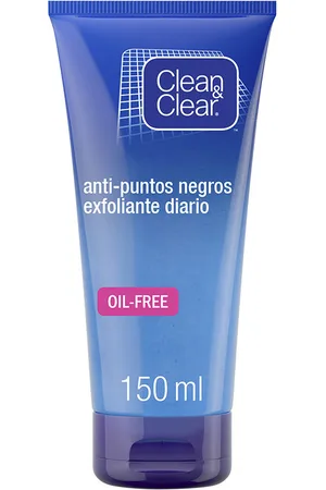 Clean & Clear PUNTOS NEGROS exfoliante diario. Exfoliante facial. Tipo de Piel: Todo Tipo de Pieles. Tendencias: Skinimalism