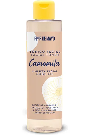 Flor De Mayo SUBLIME CAMOMILA tónico facial. Tratamiento Facial Hidratante. Green Beauty: Ingredientes naturales, Vegano, Cruelty Free. Tendencias: Ácido Hialurónico, Skinimalism. Ingredientes: Ácido Hialurónico