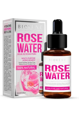 Biovène ROSE WATER PURE AND NATURAL multi-purpose home remedy. Tónico facial. Tipo de Piel: Todo Tipo de Pieles. Formulación: Sin Alcohol, Sin Fragancia. Green Beauty: Ingredientes naturales, Vegano, Cruelty Free. Tendencias: Skinimalism