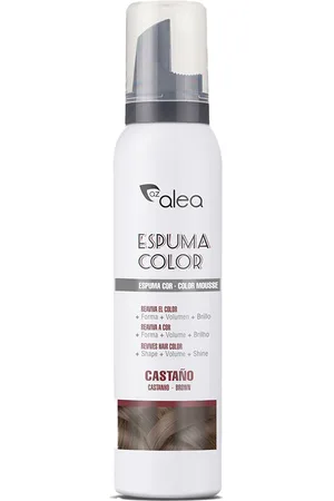 AZALEA WANG ESPUMA COLOR. Tintes semipermanentes. Tipo de Cabello: Todo Tipo de Cabello. Texturas: Espuma/Mousse. Tonos: 3 Castaño Oscuro, 4 Castaño, 5 Castaño Claro, 6 Rubio Oscuro, 7 Rubio, 8 Rubio Claro, 9 Rubio Clarísimo, 10 Rubio Platinado, Caoba,