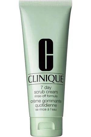 Clinique 7 DAY SCRUB cream rinse off formula. Exfoliante facial. Tipo de Piel: Todo Tipo de Pieles. Texturas: Crema. Formulación: Hipoalergénico, Sin Fragancia. Tendencias: Skinimalism