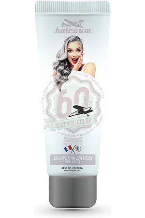Hairgum SIXTY’S COLOR hair color. Tintes semipermanentes. Tipo de Cabello: Todo Tipo de Cabello. Texturas: Crema. Tonos: 1 Negro, 0 Blanco, Caoba, Grises, Violin, Fantasía