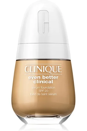 Clinique EVEN BETTER CLINICAL foundation SPF20. Base de maquillaje. Tipo de Piel: Mixta, Grasa. Texturas: Sérum. Formulación: No Comedogénico, Sin Fragancia. Protección SPF: Media SPF 20. Green Beauty: Packaging sostenible