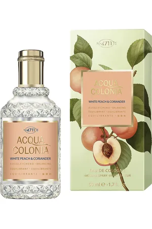 4711 ACQUA COLONIA white peach & coriander. Eau de Cologne. Familias Olfativas: Frutal