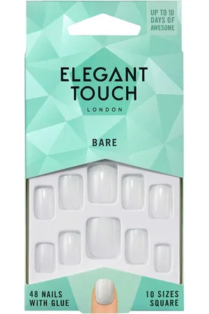 Elegant Touch Totally Bare 48 nails with glue #oval. Uñas postizas y complementos