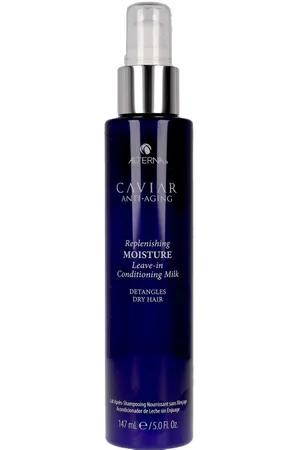 Alterna CAVIAR REPLENISHING MOISTURE leave-in conditioning milk. Reparadores. Tipo de Cabello: Cabello Seco. Formulación: Sin Parabenos, Sin Sulfatos