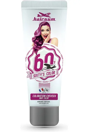 Hairgum SIXTY’S COLOR hair color. Tintes semipermanentes. Tipo de Cabello: Todo Tipo de Cabello. Texturas: Crema. Tonos: 1 Negro, 0 Blanco, Caoba, Grises, Violin, Fantasía