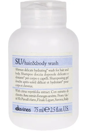Davines SU hair & body wash. Capilares. Tipo de Cabello: Todo Tipo de Cabello. Texturas: Gel. Green Beauty: Ingredientes naturales