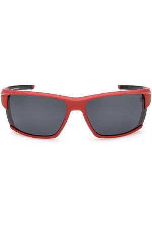 Timberland TB9308 67D 130 mm. Gafas de Sol para adultos. Tipo de gafas: Deporte, Rectangulares, Polarizadas. Color: Rojo