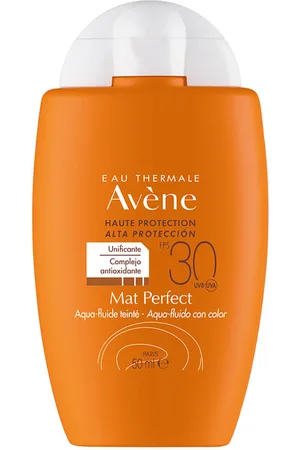 Avène SOLAIRE MAT PERFECT aqua-fluido SPF30. Protector solar facial. Edad: Entre 18 y 25 años, Entre 26 y 35 años, Entre 36 y 50 años, Más de 50 años, Menos de 18 años. Tipo de Piel: Mixta, Grasa, Sensible. Texturas: Fluido. Formulación: Sin Frag