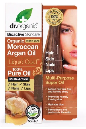 Dr Organic ARGÁN aceite puro. Tratamiento Facial Hidratante. Edad: Entre 18 y 25 años, Entre 26 y 35 años, Entre 36 y 50 años, Más de 50 años, Menos de 18 años. Tipo de Piel: Seca. Tipo de Cabello: Todo Tipo de Cabello. Texturas: Aceite. Green Beauty:
