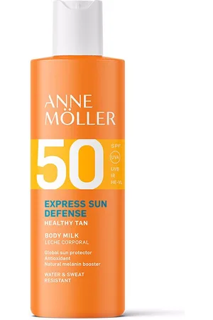 Anne Möller EXPRESS body milk SPF50. Protector solar corporal. Texturas: Leche. Protección SPF: Alta SPF 50