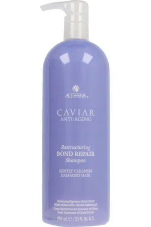 Alterna CAVIAR RESTRUCTURING BOND repair shampoo back bar. Champú antirrotura - Champú hidratante - Champú color. Tipo de Cabello: Cabello Seco, Cabello Dañado, Cabello Teñido, Cabello con Mechas. Formulación: Sin Parabenos, Sin Sulfatos