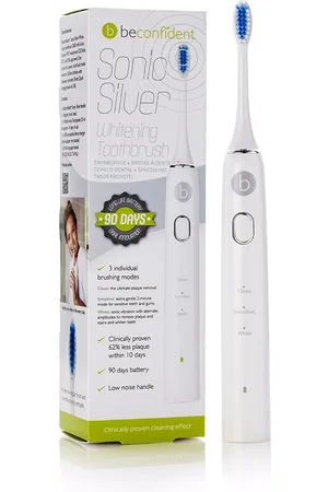 Beconfident Sonic Silver electric whitening toothbrush #white/silver. Blanqueamiento dental