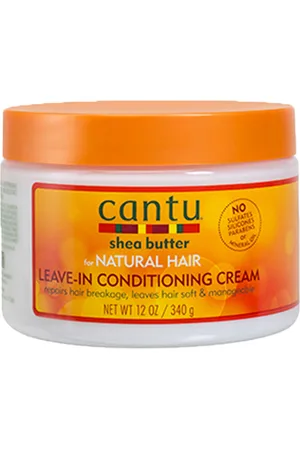 Cantu FOR NATURAL HAIR leave-in conditioning cream. Acondicionador antiencrespamiento - Hidratantes y nutritivos - Definición de rizos afro. Tipo de Cabello: Cabello Rizado. Texturas: Crema. Formulación: Sin Parabenos, Sin Sulfatos, Sin Siliconas