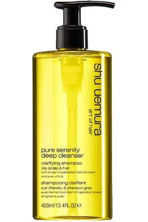 Shu Uemura PURE SERENITY shampoo. Champú hidratante. Tipo de Cabello: Cabello Graso. Formulación: Sin Siliconas