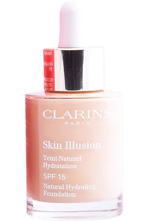 Clarins SKIN ILLUSION SPF15. Base de maquillaje. Edad: Entre 18 y 25 años, Entre 26 y 35 años, Entre 36 y 50 años, Más de 50 años, Menos de 18 años. Tipo de Piel: Todo Tipo de Pieles. Texturas: Fluido. Formato: Dosificador. Protección SPF: Media SP
