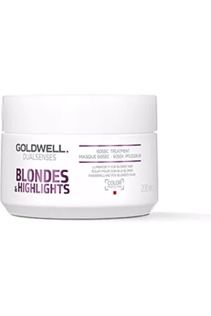 Goldwell BLONDES & HIGHLIGHTS 60 sec treatment. Mascarilla para el pelo - Reparadoras. Tipo de Cabello: Cabello Seco, Cabello con Mechas, Cabello Rubio. Texturas: Fluido, Crema