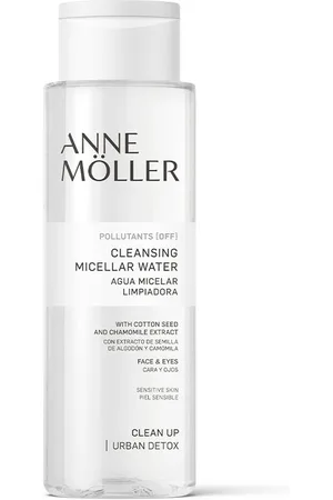Anne Möller CLEAN UP micellar water. Agua micelar. Tipo de Piel: Sensible. Texturas: Líquido. Green Beauty: Ingredientes naturales, Packaging sostenible. Tendencias: Skinimalism