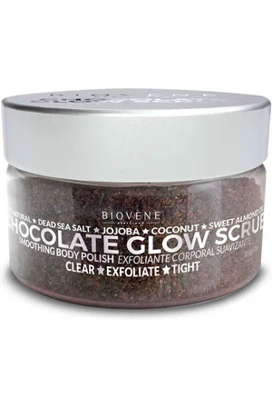 Biovène CHOCOLATE GLOW SCRUB smoothing body polish. Exfoliante corporal. Green Beauty: Ingredientes naturales, Vegano, Cruelty Free