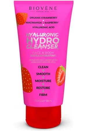 Biovène HYALURONIC HYDRO CLEANSER face & body extra hydrating. Tratamiento Facial Hidratante. Green Beauty: Cruelty Free. Tendencias: Skinimalism