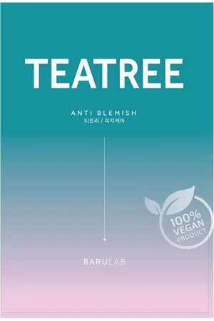 Barulab THE CLEAN vegan mask anti blemish tea tree. Mascarilla Facial. Edad: Entre 18 y 25 años, Entre 26 y 35 años, Entre 36 y 50 años, Más de 50 años, Menos de 18 años. Tipo de Piel: Grasa, Acneica, Todo Tipo de Pieles. Texturas: Crema. Tendencia