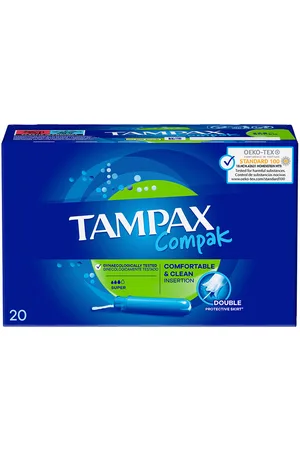 Tampax Compak tampón super. Tampones