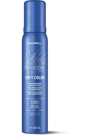 Goldwell LIGHTDIMENSIONS soft color semi-permanent foam colorant. Tintes semipermanentes Tintes de pelo. Tipo de Cabello: Cabello Rubio. Texturas: Espuma/Mousse. Formulación: Sin Amoniaco. Tonos: 3 Castaño Oscuro, 4 Castaño, 5 Castaño Claro, 6 Rubio