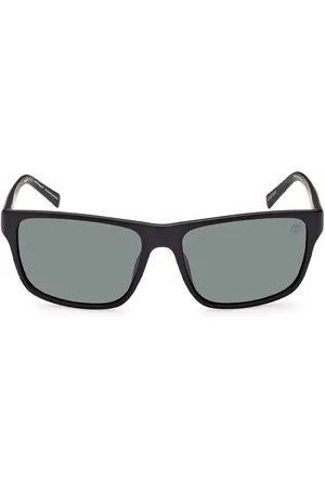 Timberland TB9296 02R. Gafas de Sol para adultos. Tipo de gafas: Clásicas, Rectangulares, Polarizadas. Color: Negro